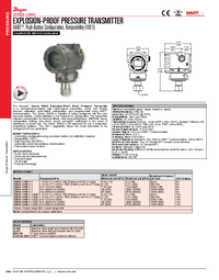 Thumbnail of document Data Sheet - 3200G Explosion-Proof Pressure Transmitter